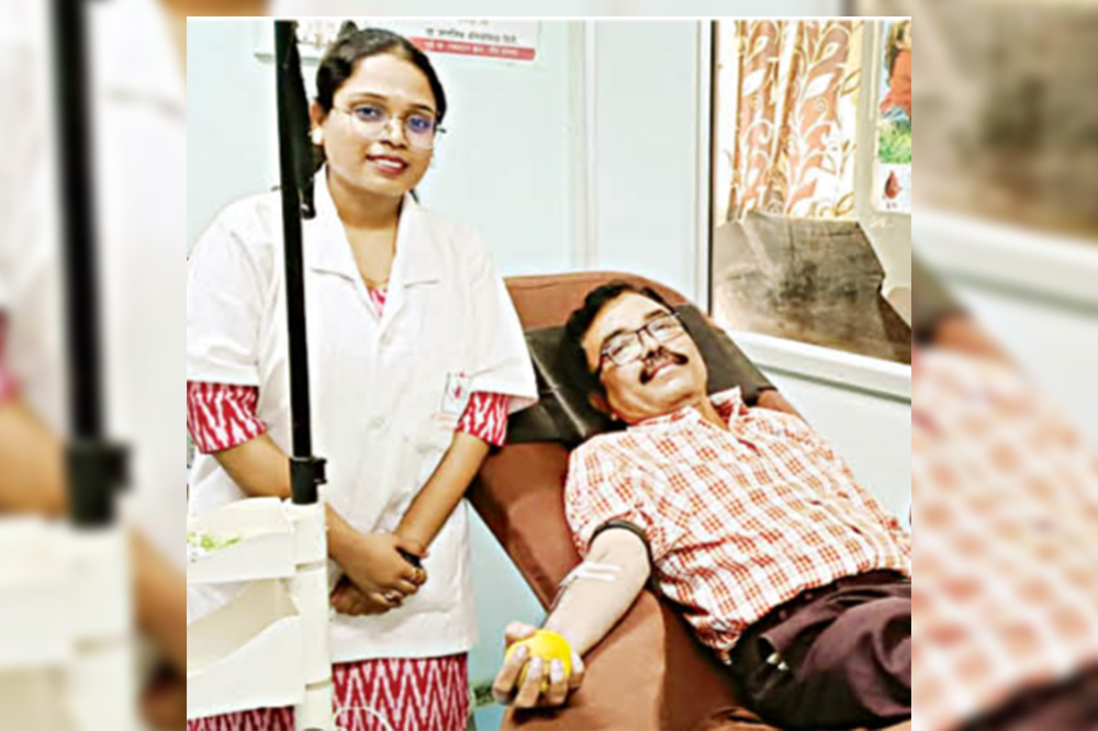 लाखात एक असणारे बॉम्बे ब्लड ग्रुप दुर्मीळ रक्तगटाच्या रक्तदात्यांनी वाचवले गर्भवतीचे प्राण .